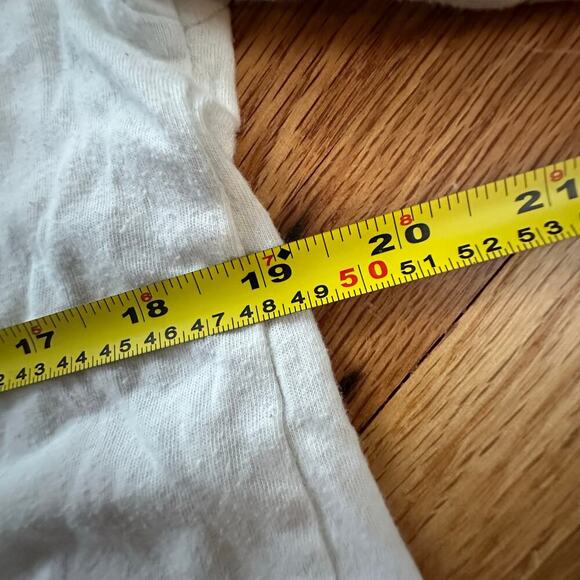 Snooze Button Women's White Rainbow & Coffee Pajama Lounge Wear T Size M - Picture 5 of 5